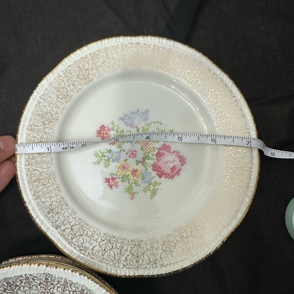 Vintage 11 plates 22K Gold - Picture 11 of 16